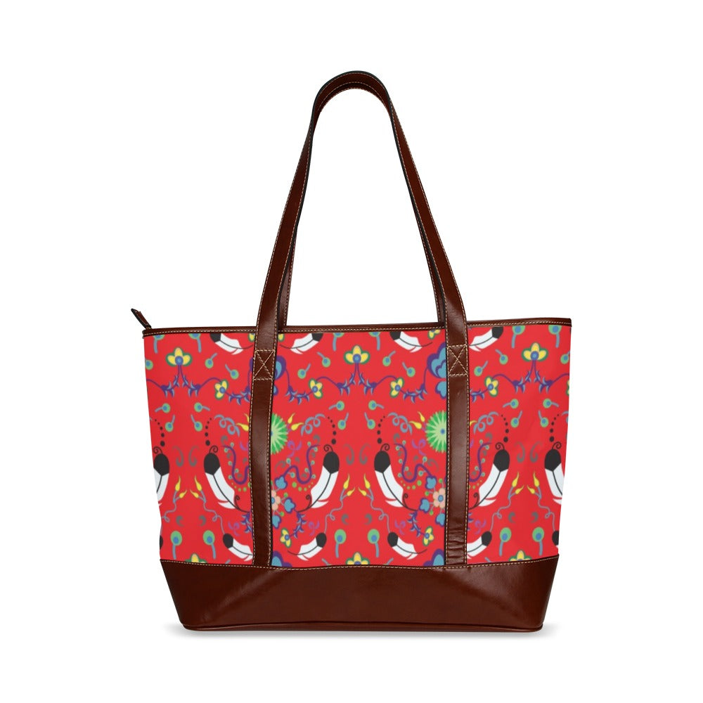 New Growth Vermillion Tote Handbag