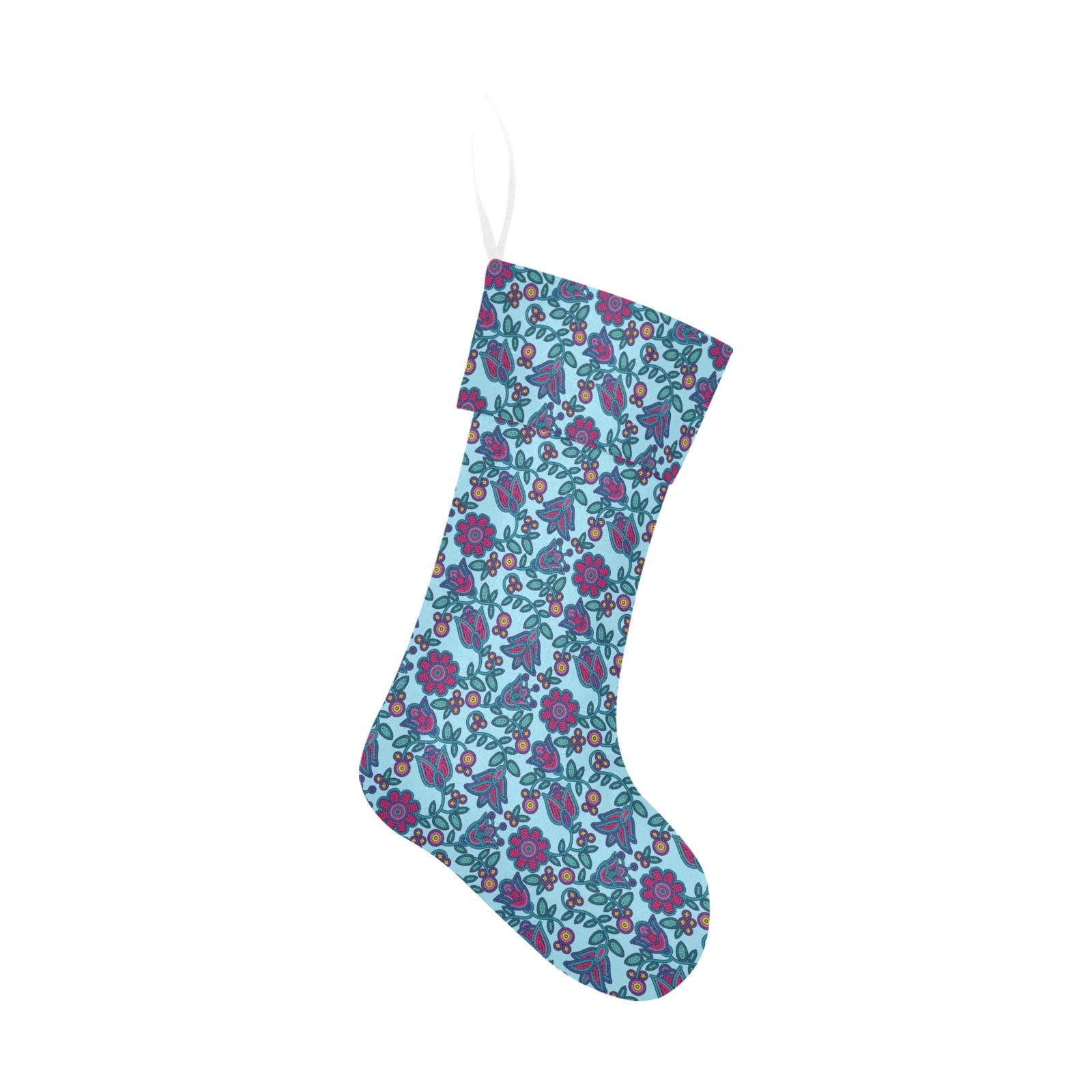 Beaded Nouveau Marine Christmas Stocking