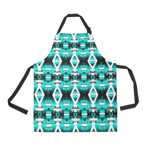 Deep Lake Winter Camp All Over Print Apron All Over Print Apron e-joyer