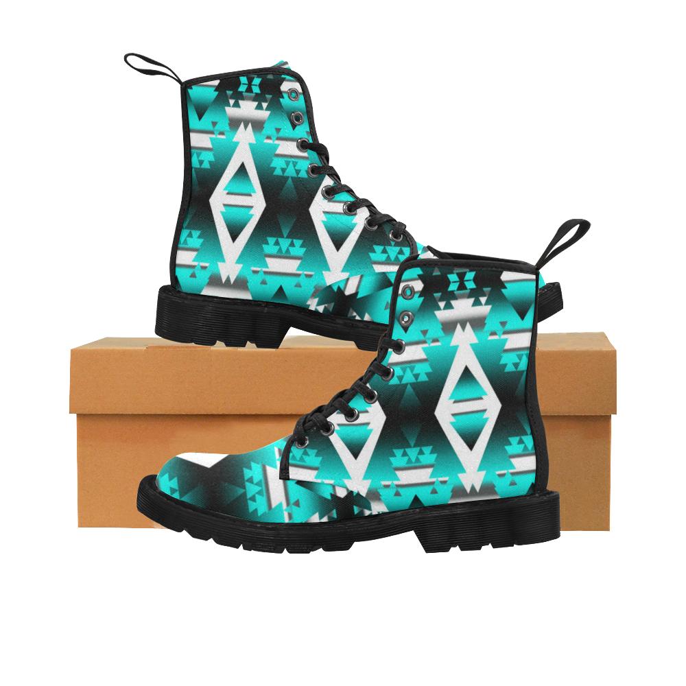 Deep Lake Winter Camp Boots for Men (Black) (Model 1203H) Martin Boots for Men (Black) (1203H) e-joyer