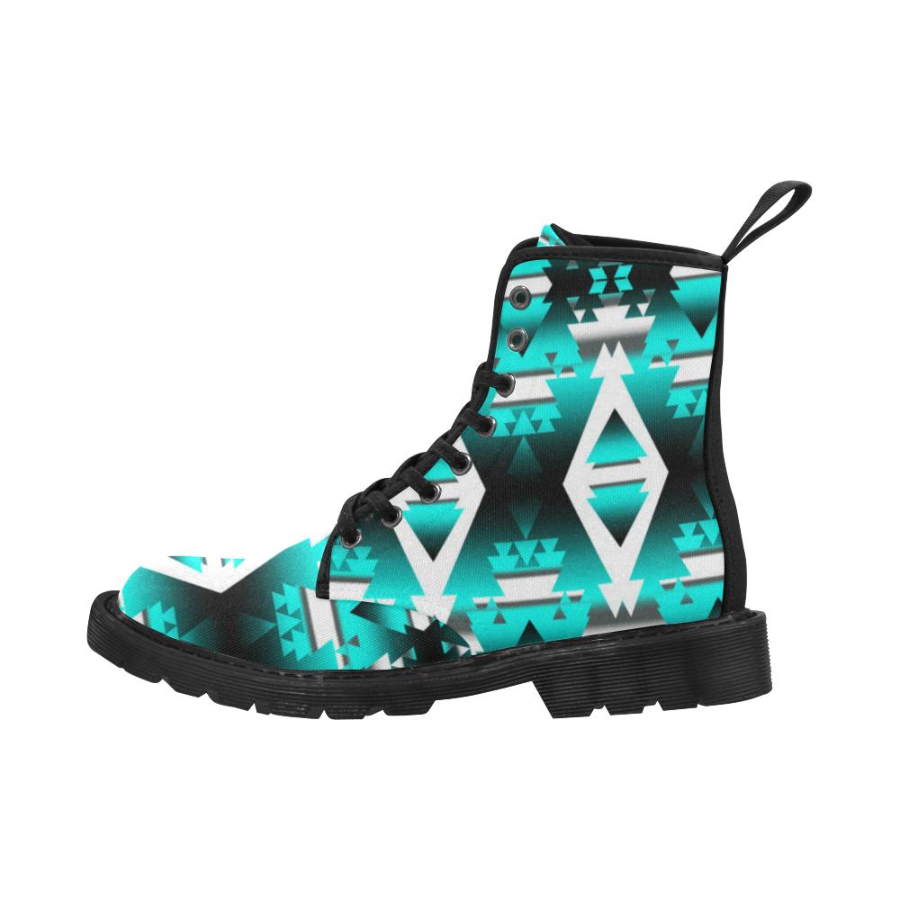 Deep Lake Winter Camp Boots for Men (Black) (Model 1203H) Martin Boots for Men (Black) (1203H) e-joyer