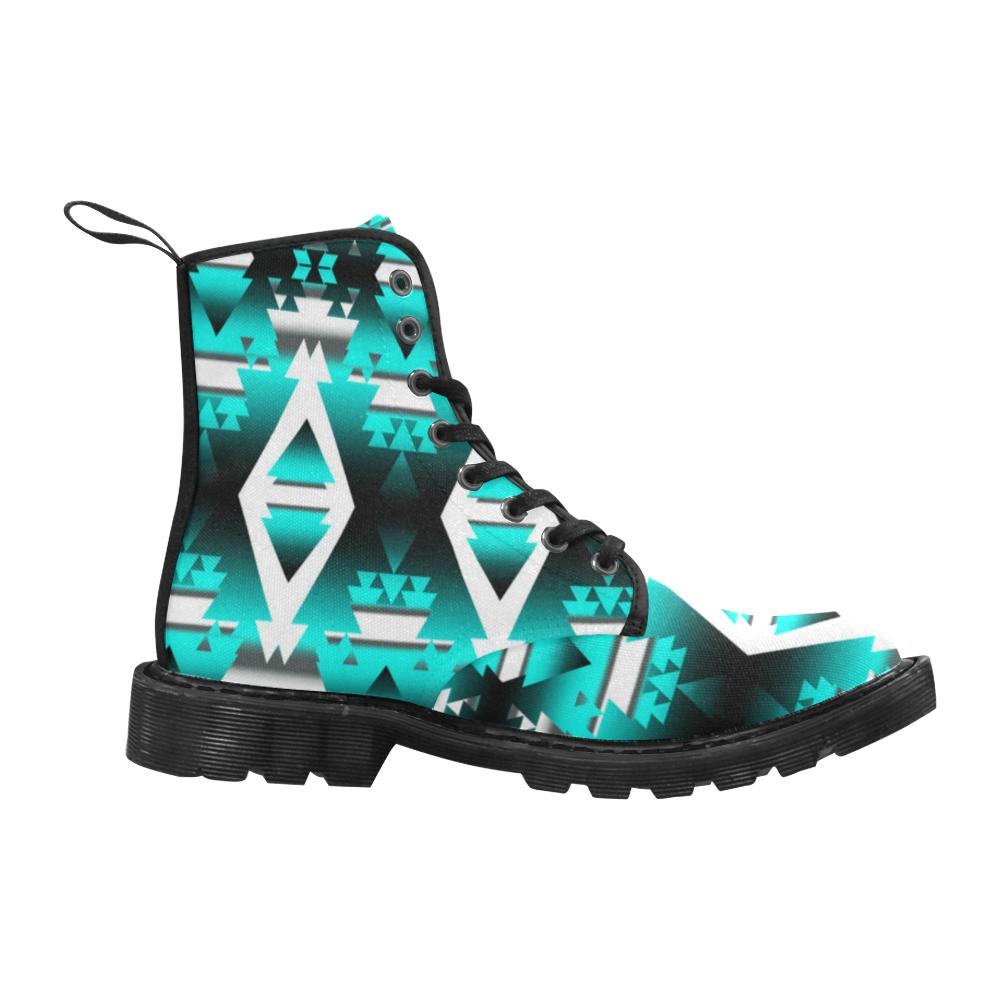 Deep Lake Winter Camp Boots for Men (Black) (Model 1203H) Martin Boots for Men (Black) (1203H) e-joyer