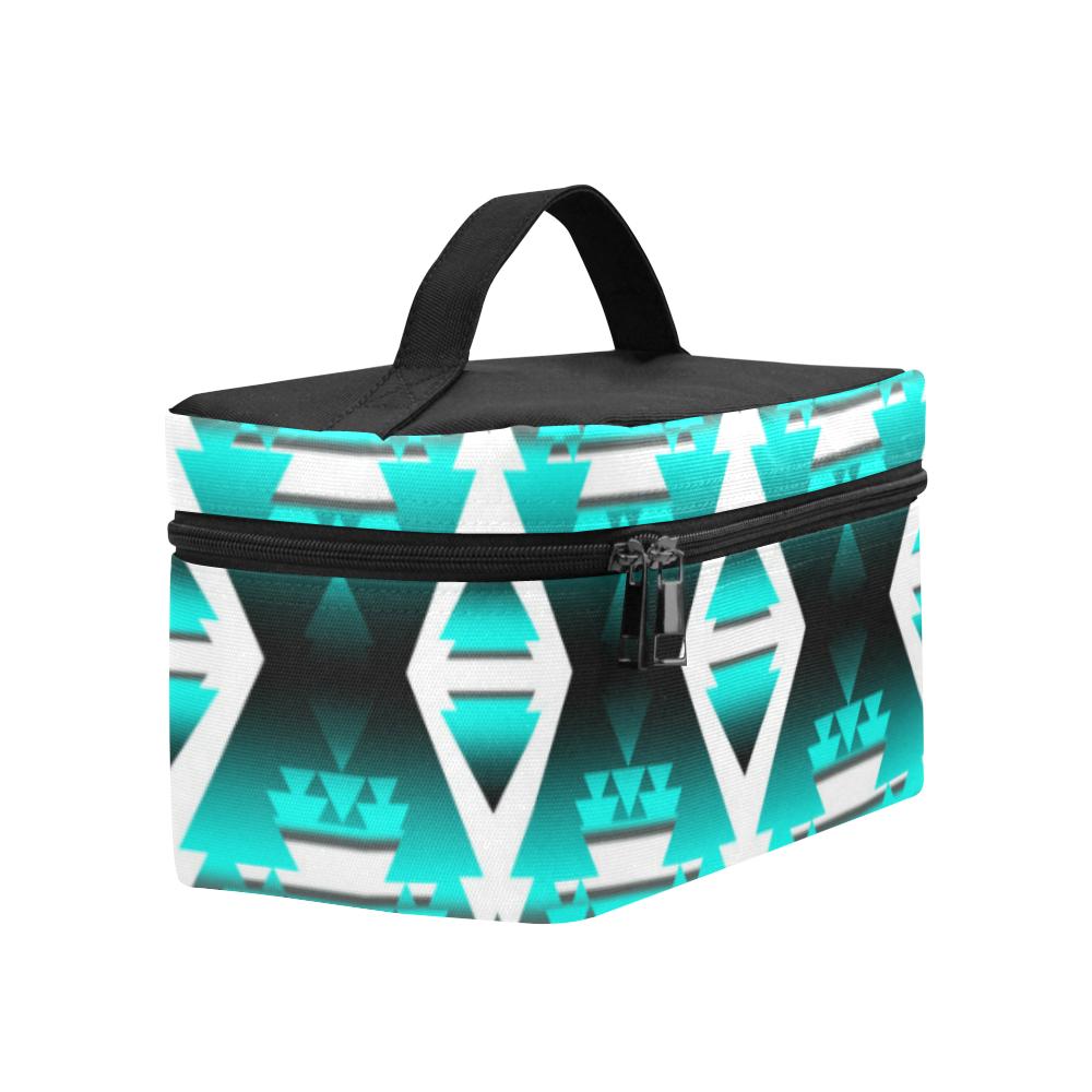 Deep Lake Winter Camp Cosmetic Bag/Large (Model 1658) Cosmetic Bag e-joyer