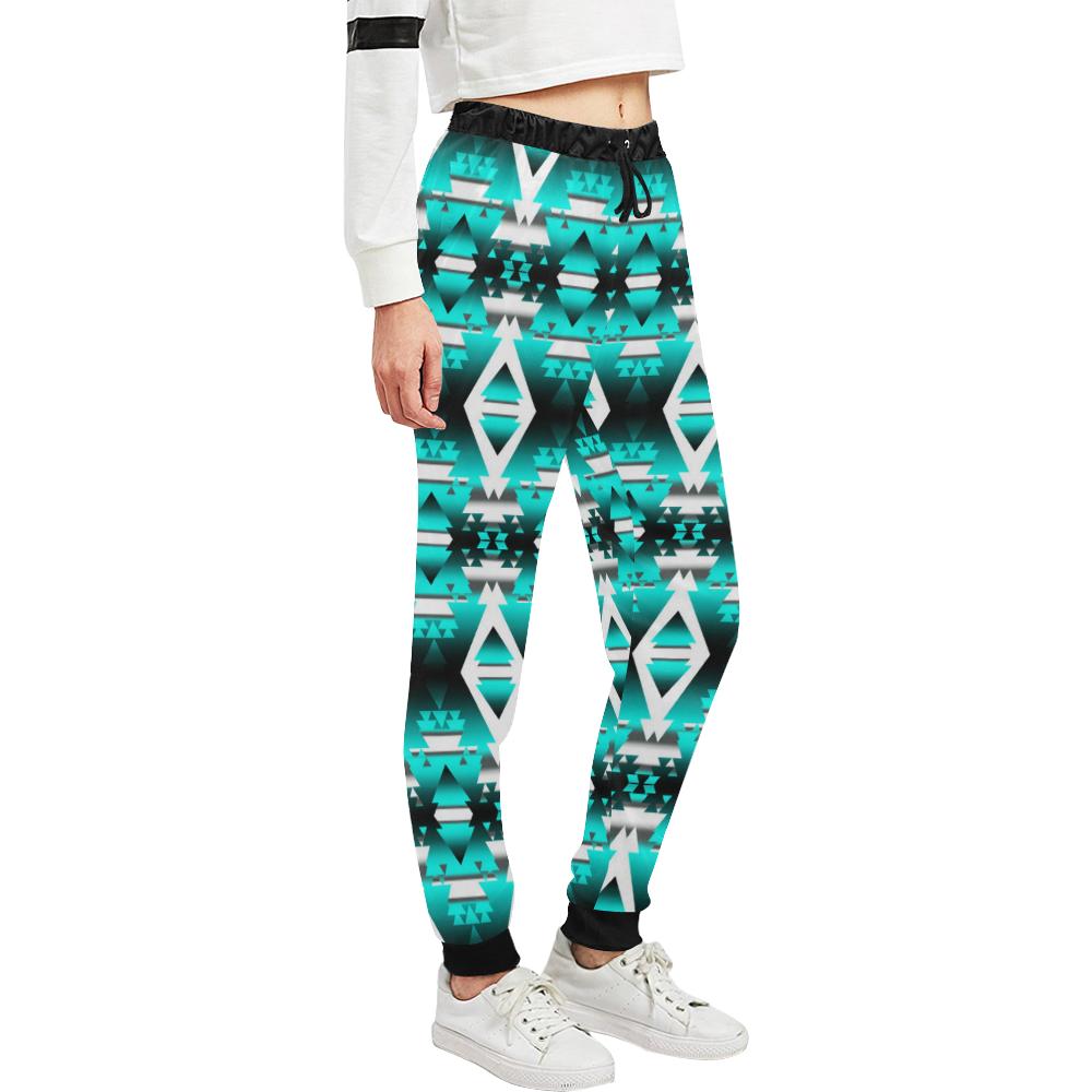 Deep Lake Winter Camp Women's All Over Print Sweatpants (Model L11) Women's All Over Print Sweatpants (L11) e-joyer