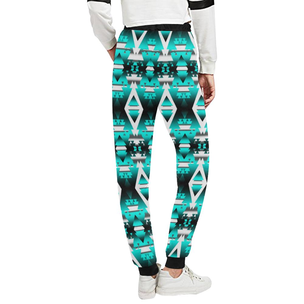 Deep Lake Winter Camp Women's All Over Print Sweatpants (Model L11) Women's All Over Print Sweatpants (L11) e-joyer