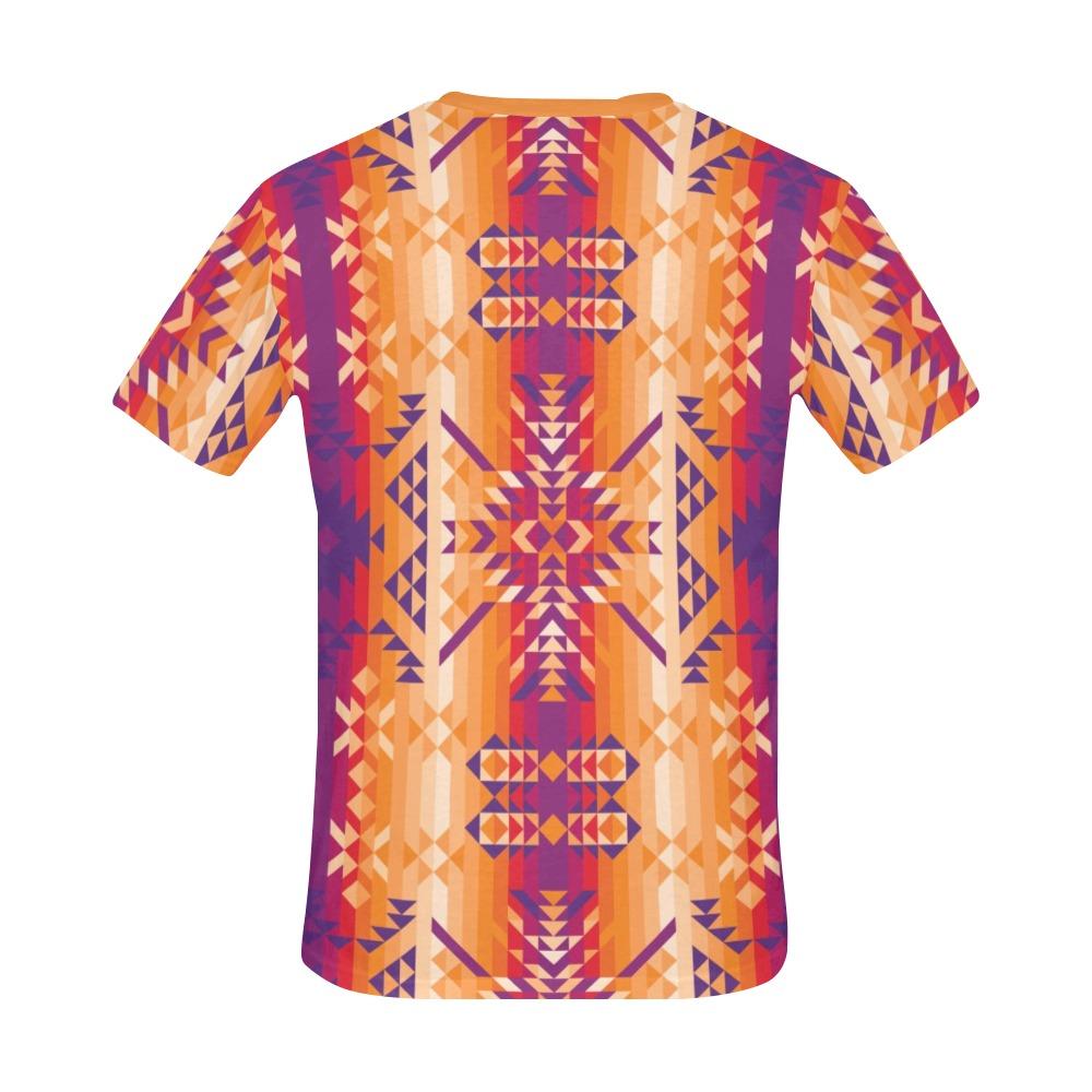 Desert Geo All Over Print T-Shirt for Men (USA Size) (Model T40) All Over Print T-Shirt for Men (T40) e-joyer
