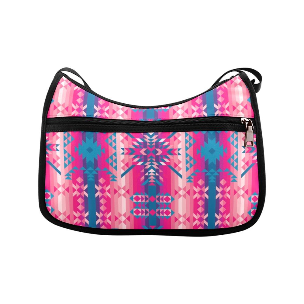 Desert Geo Blue Crossbody Bags (Model 1616) Crossbody Bags (1616) e-joyer