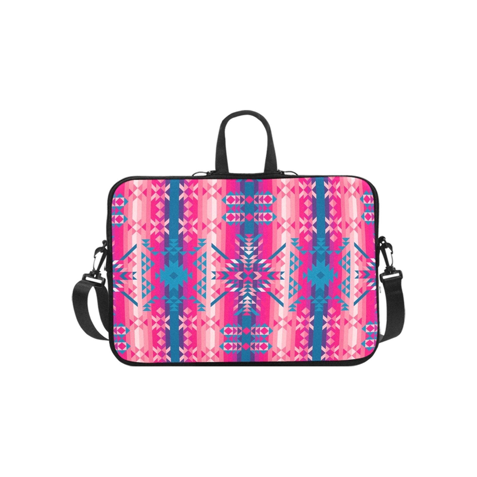 Desert Geo Blue Laptop Handbags 17" bag e-joyer