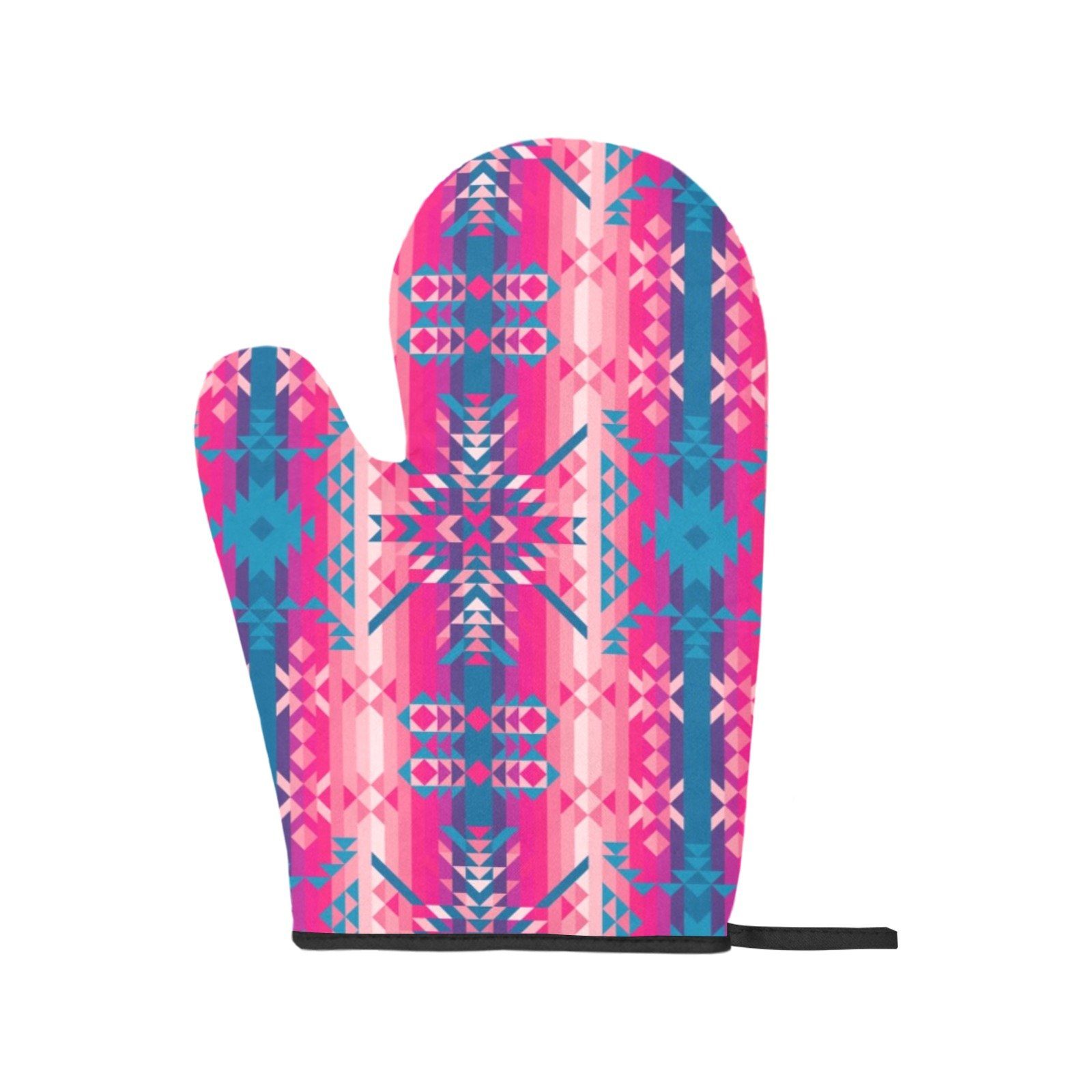 Desert Geo Blue Oven Mitt & Pot Holder Oven Mitt & Pot Holder e-joyer