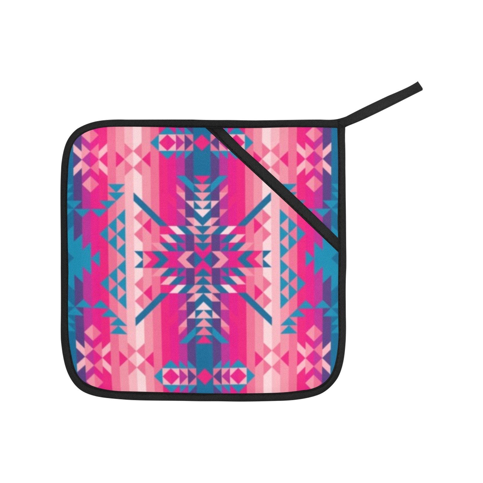 Desert Geo Blue Oven Mitt & Pot Holder Oven Mitt & Pot Holder e-joyer