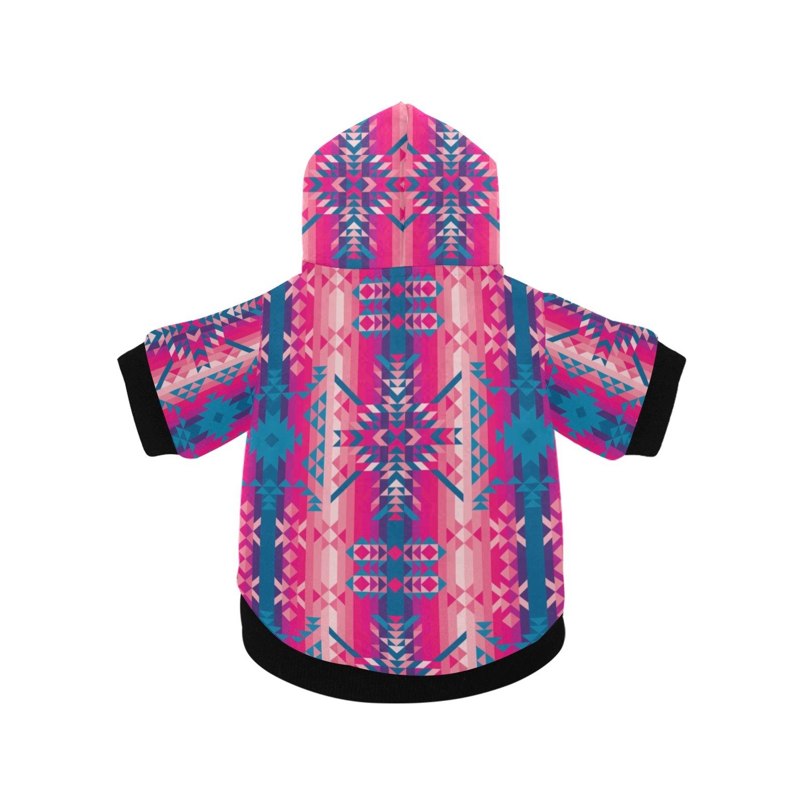 Desert Geo Blue Pet Dog Hoodie Pet Dog Hoodie e-joyer