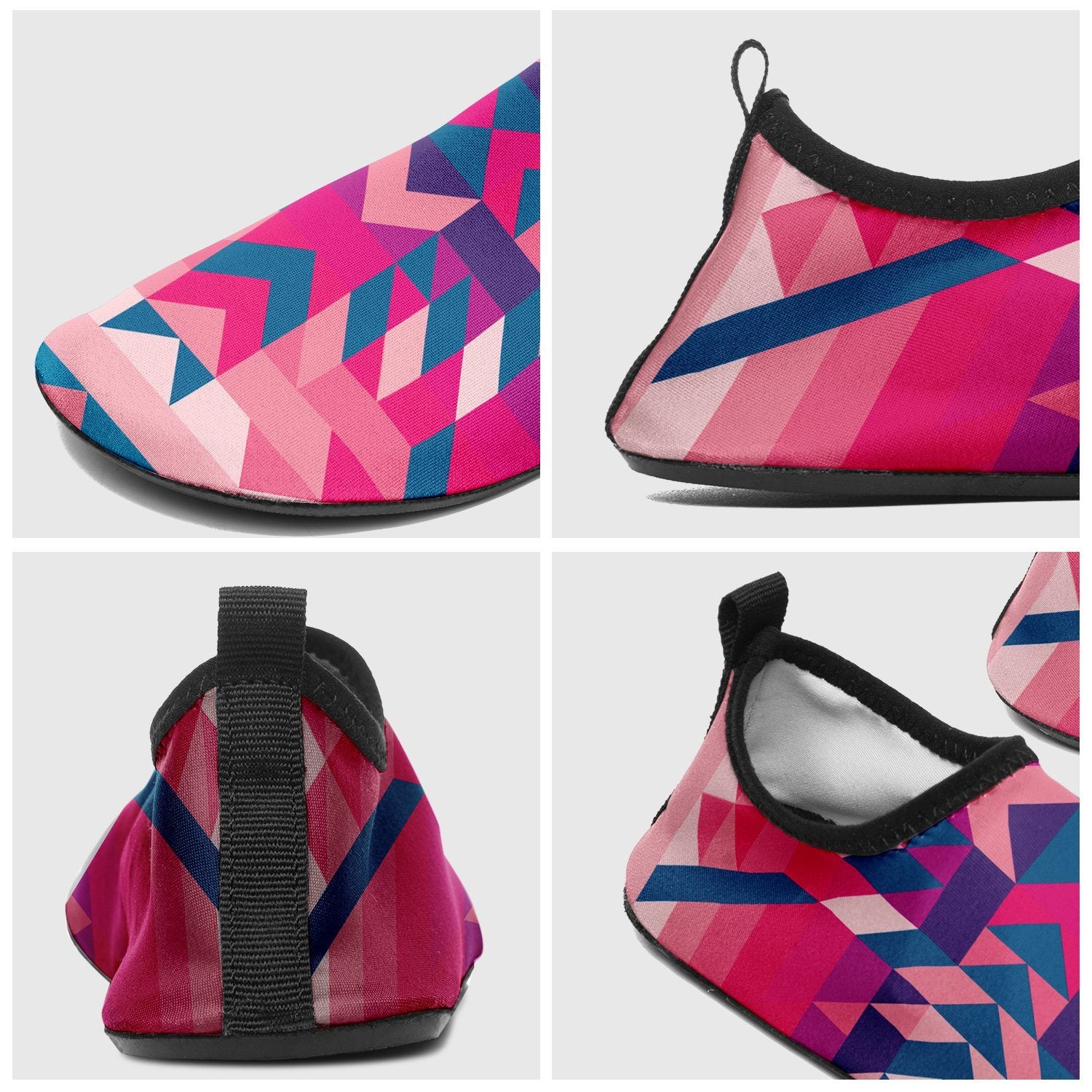 Desert Geo Blue Sockamoccs Slip On Shoes Herman