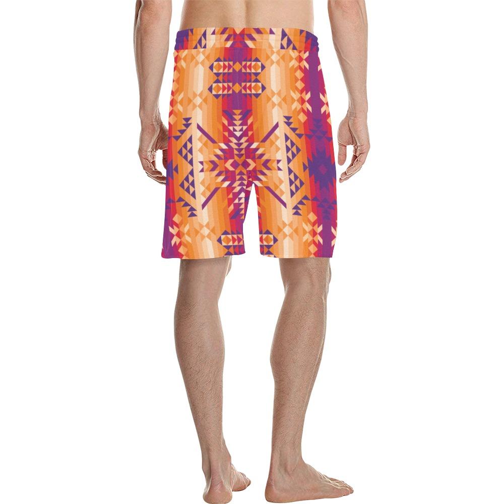 Desert Geo Men's All Over Print Casual Shorts (Model L23) Men's Casual Shorts (L23) e-joyer