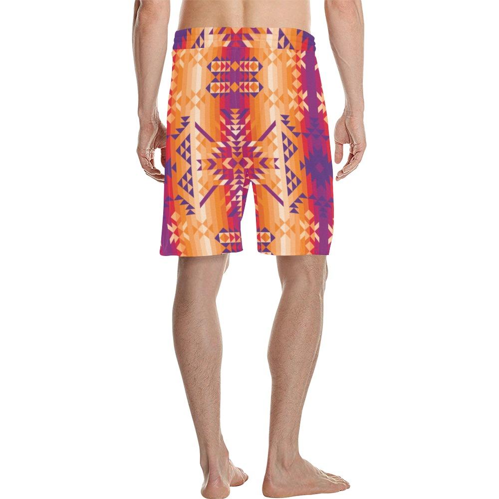 Desert Geo Men's All Over Print Casual Shorts (Model L23) Men's Casual Shorts (L23) e-joyer 