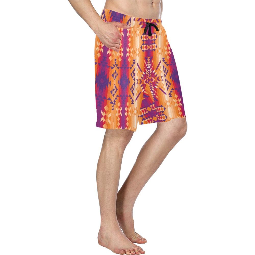Desert Geo Men's All Over Print Casual Shorts (Model L23) Men's Casual Shorts (L23) e-joyer