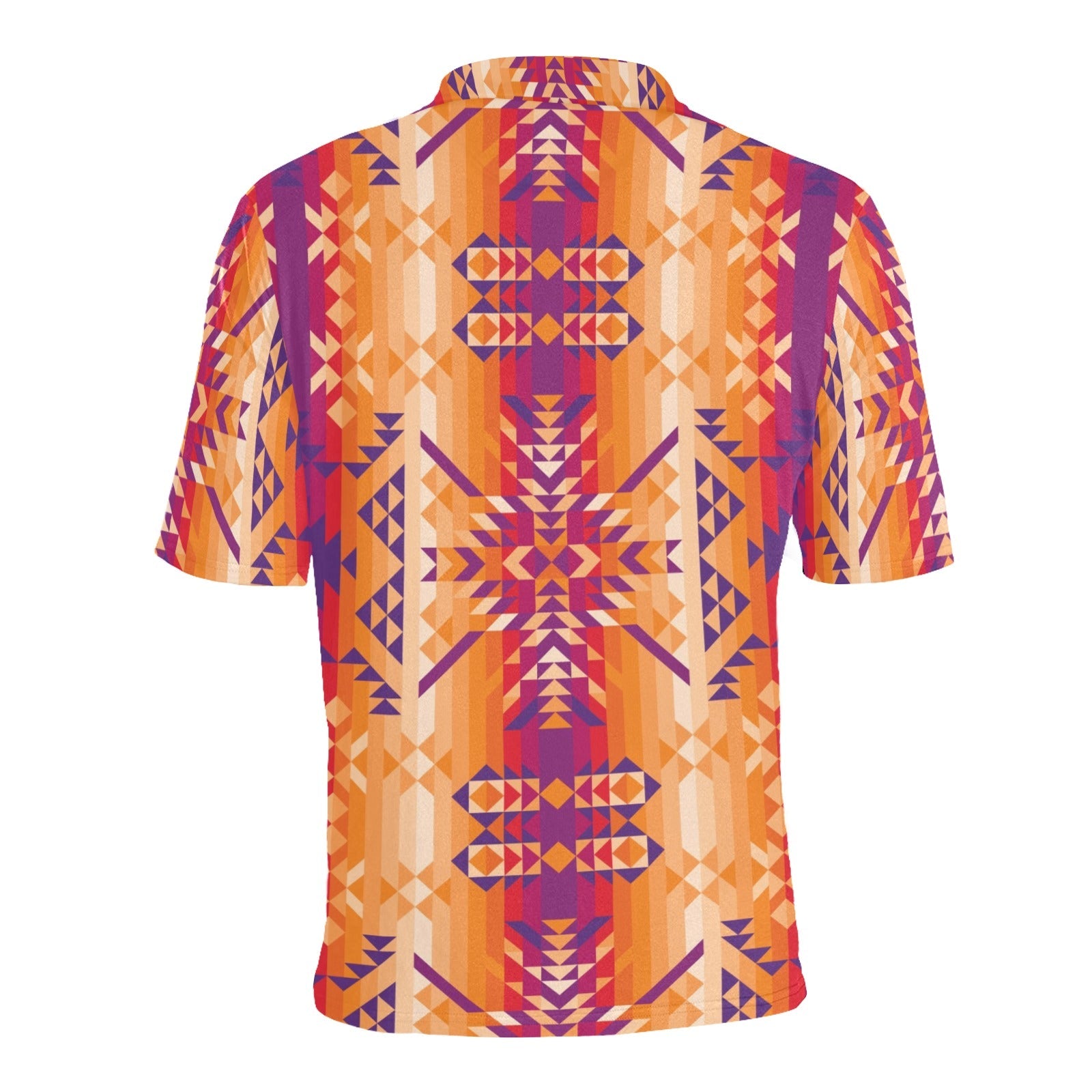 Desert Geo Men's All Over Print Polo Shirt (Model T55) Men's Polo Shirt (Model T55) e-joyer