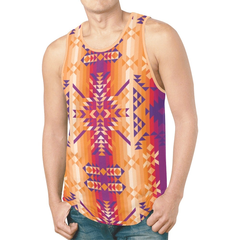 Desert Geo New All Over Print Tank Top for Men (Model T46) New All Over Print Tank Top for Men (T46) e-joyer 