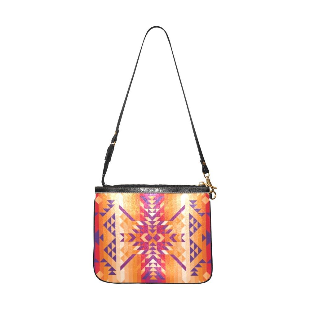 Desert Geo Small Shoulder Bag (Model 1710) Small Shoulder Bag (1710) e-joyer