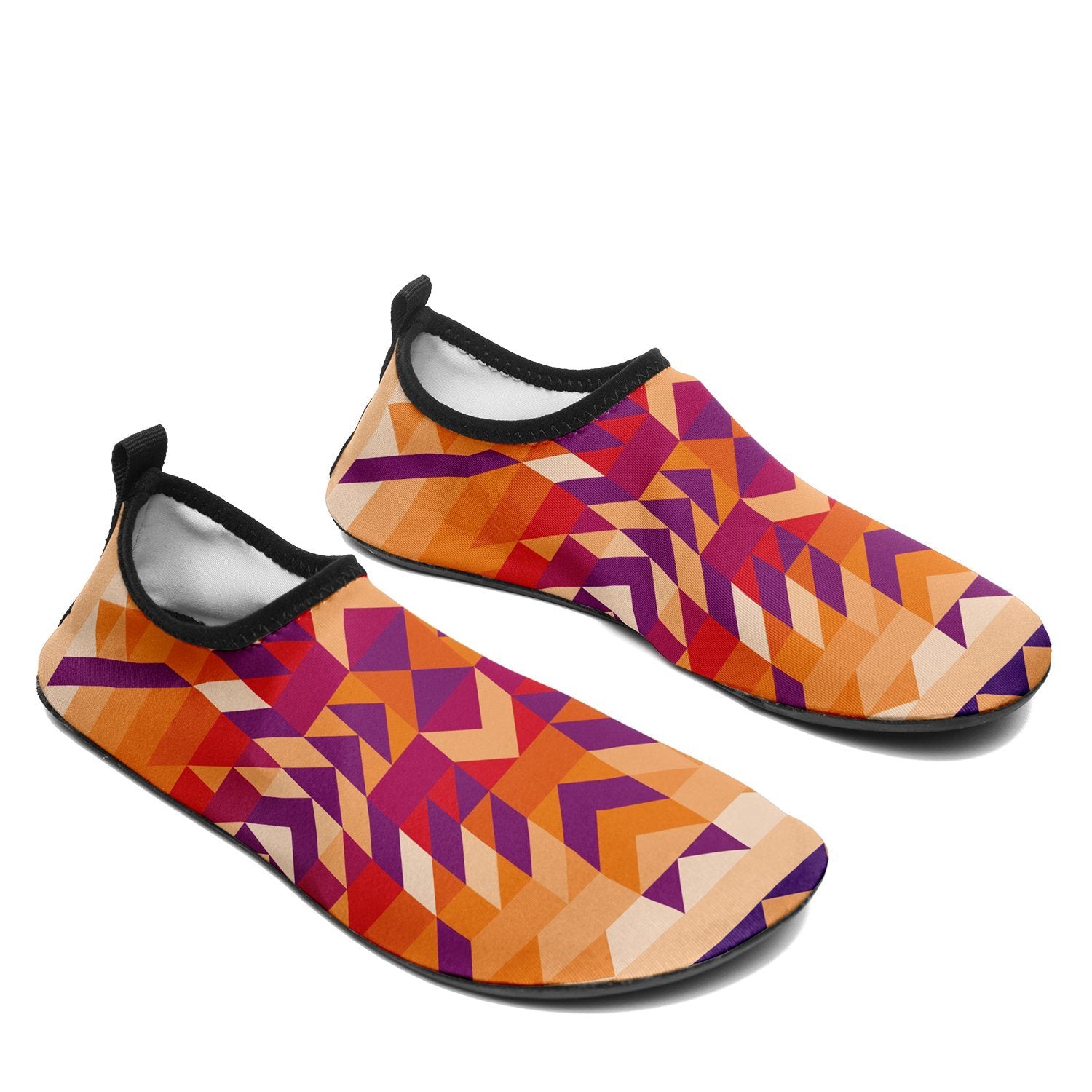 Desert Geo Sockamoccs Kid's Slip On Shoes Herman