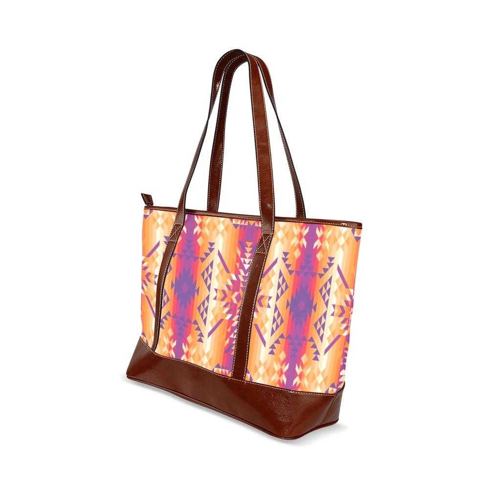 Desert Geo Tote Handbag (Model 1642) Tote Handbags (1642) e-joyer