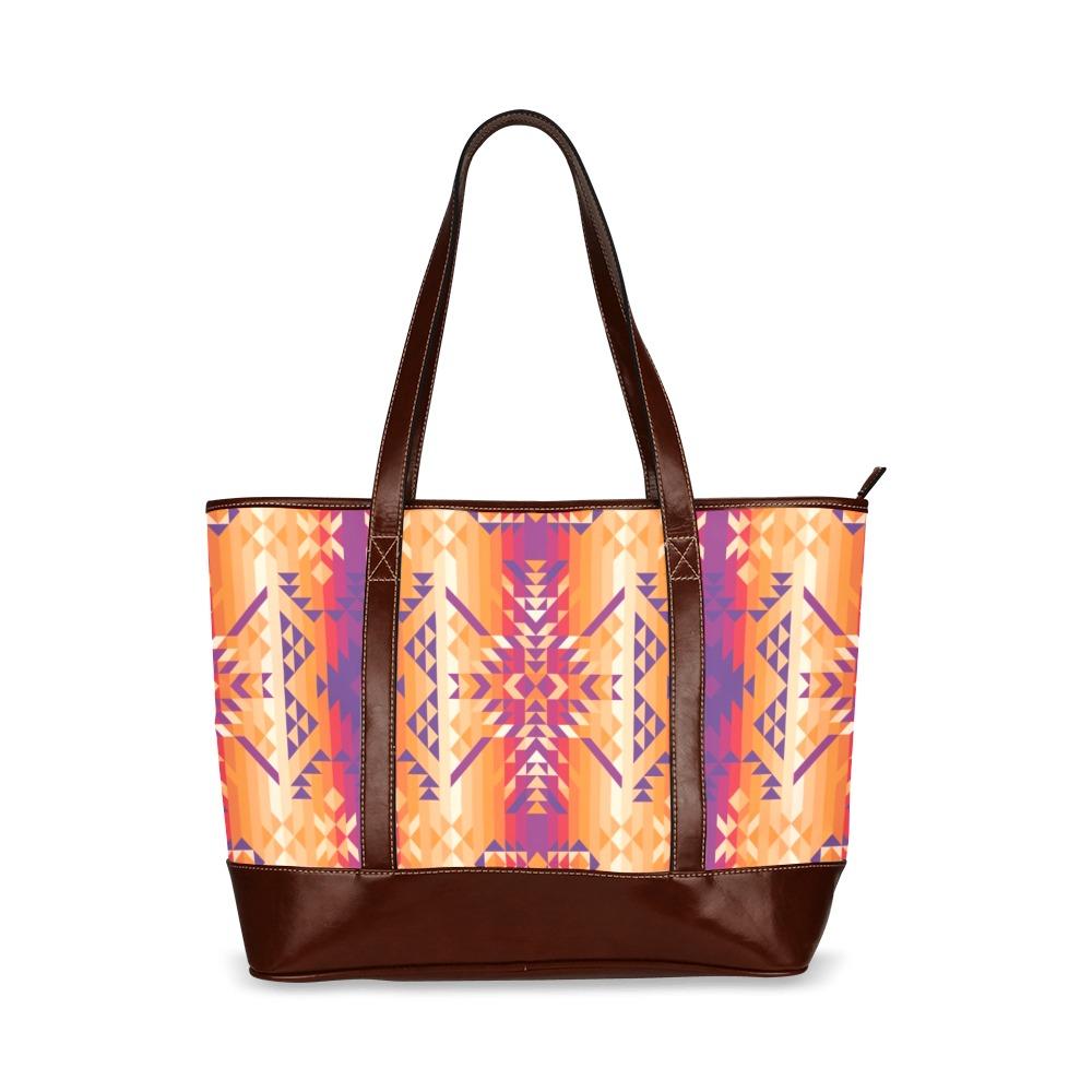 Desert Geo Tote Handbag (Model 1642) Tote Handbags (1642) e-joyer