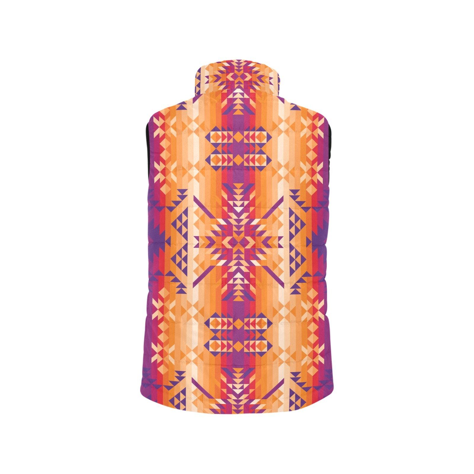 Desert Geo Women's Padded Vest Jacket (Model H44) Women's Padded Vest Jacket (H44) e-joyer