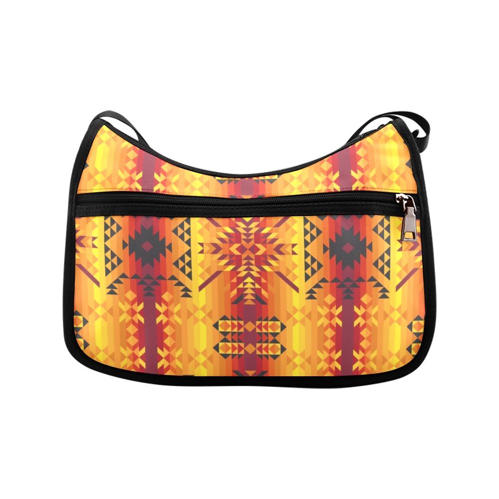 Desert Geo Yellow Red Crossbody Bags (Model 1616) Crossbody Bags (1616) e-joyer