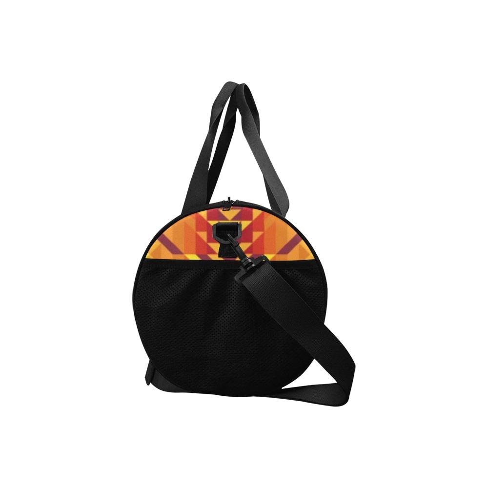 Desert Geo Yellow Red Duffle Bag (Model 1679) Duffle Bag (1679) e-joyer