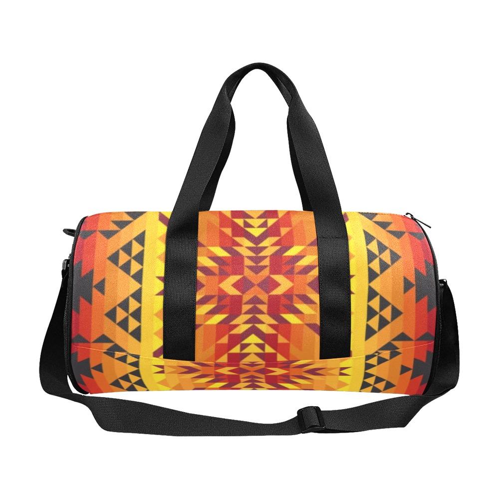 Desert Geo Yellow Red Duffle Bag (Model 1679) Duffle Bag (1679) e-joyer