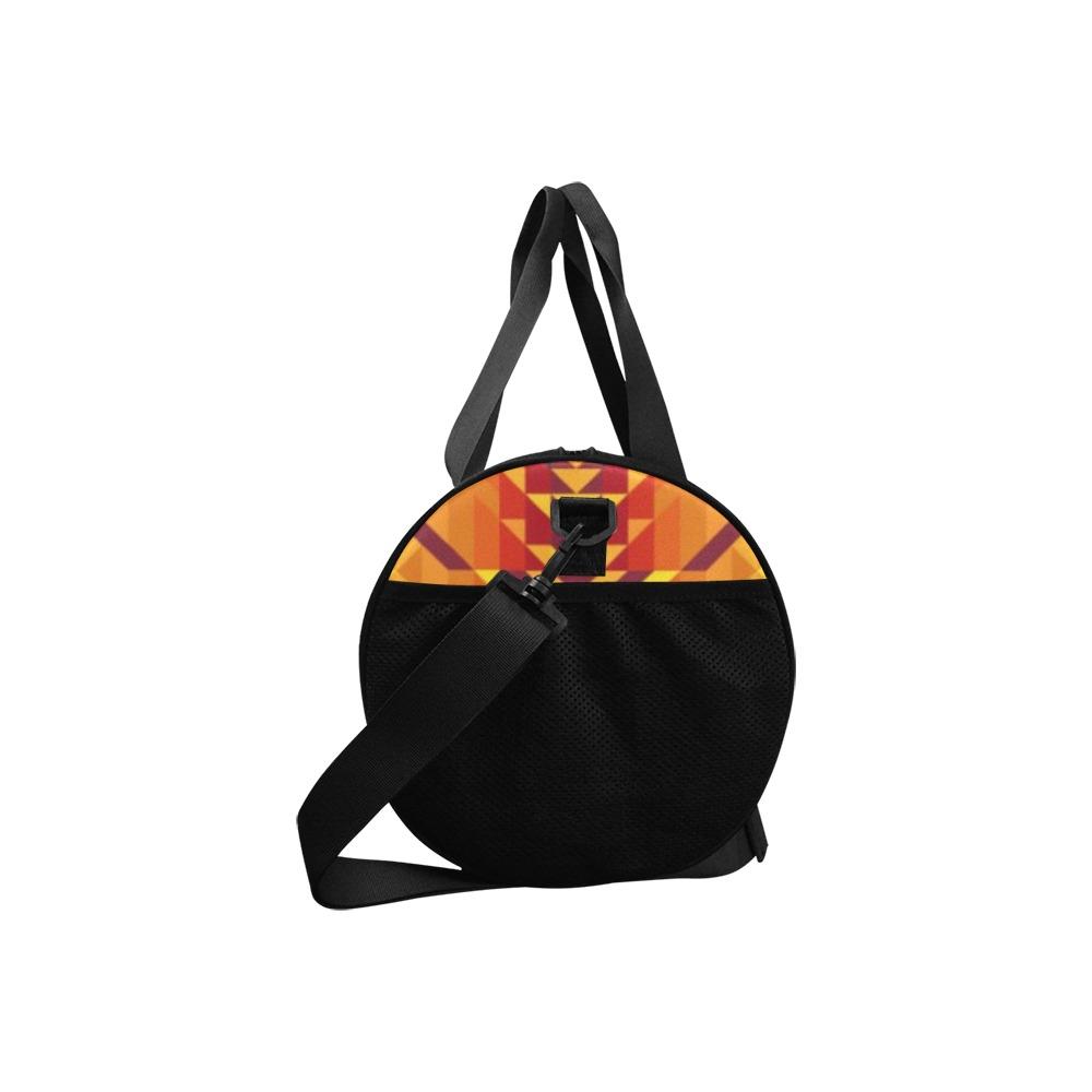 Desert Geo Yellow Red Duffle Bag (Model 1679) Duffle Bag (1679) e-joyer