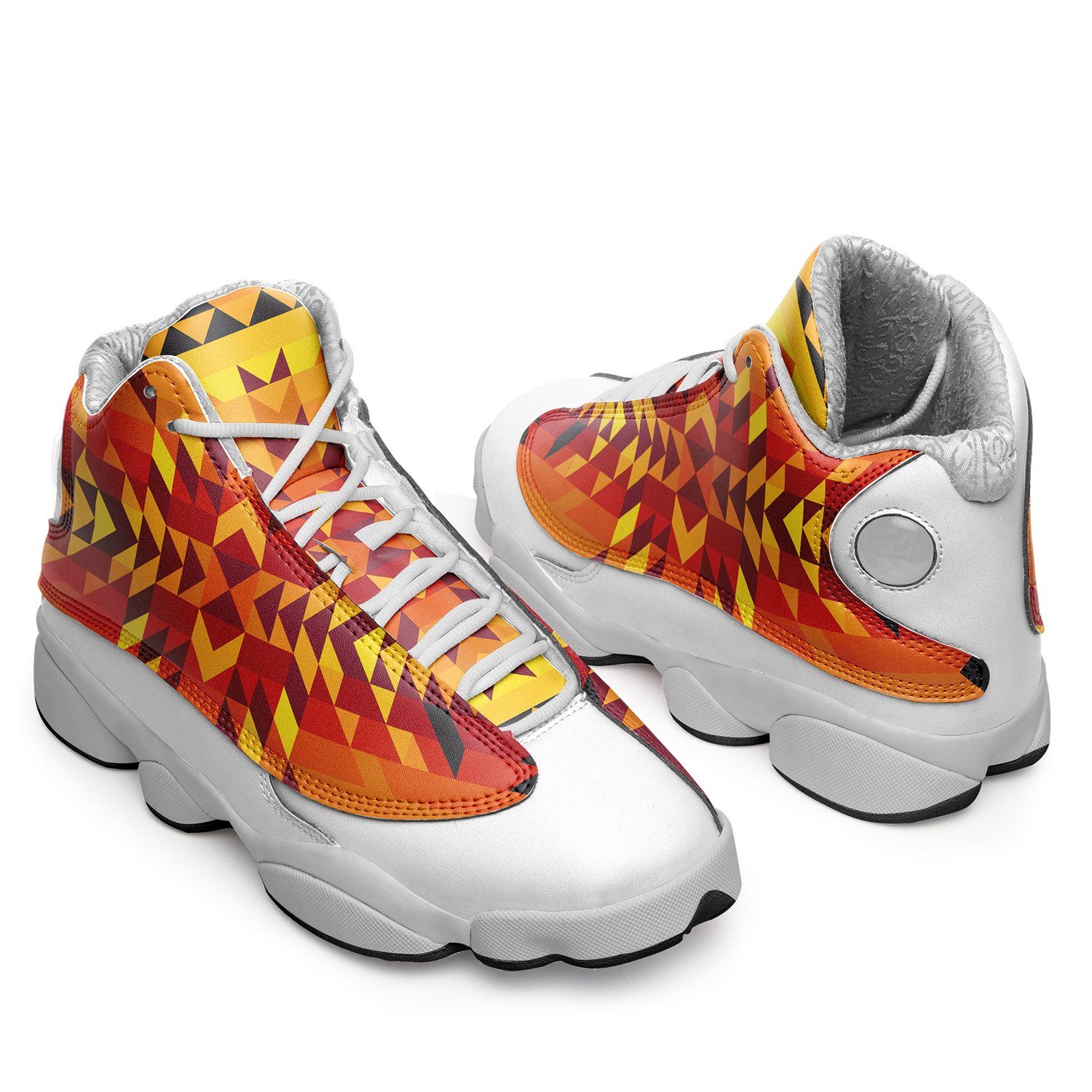 Desert Geo Yellow Red Isstsokini Athletic Shoes Herman