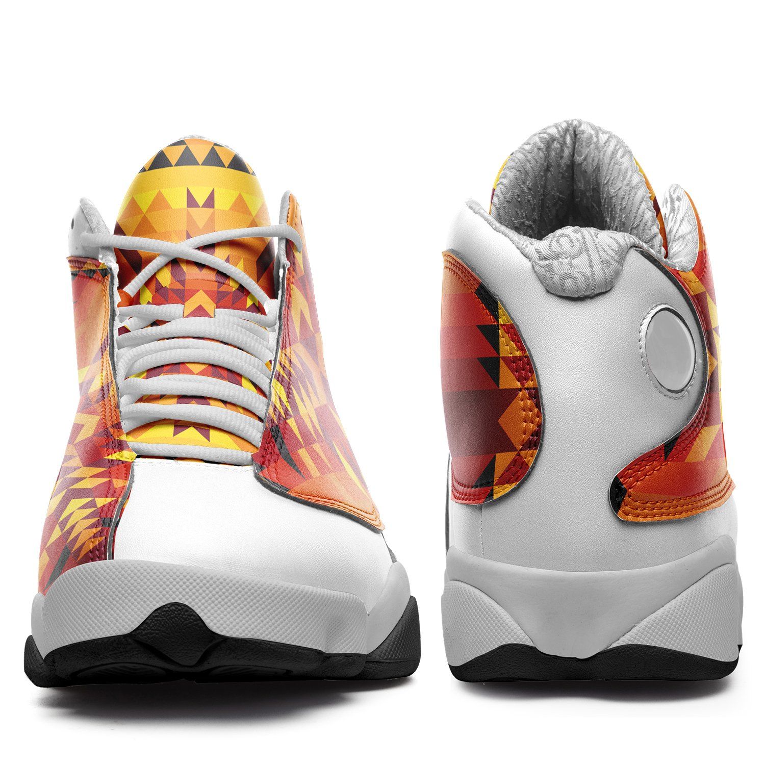 Desert Geo Yellow Red Isstsokini Athletic Shoes Herman