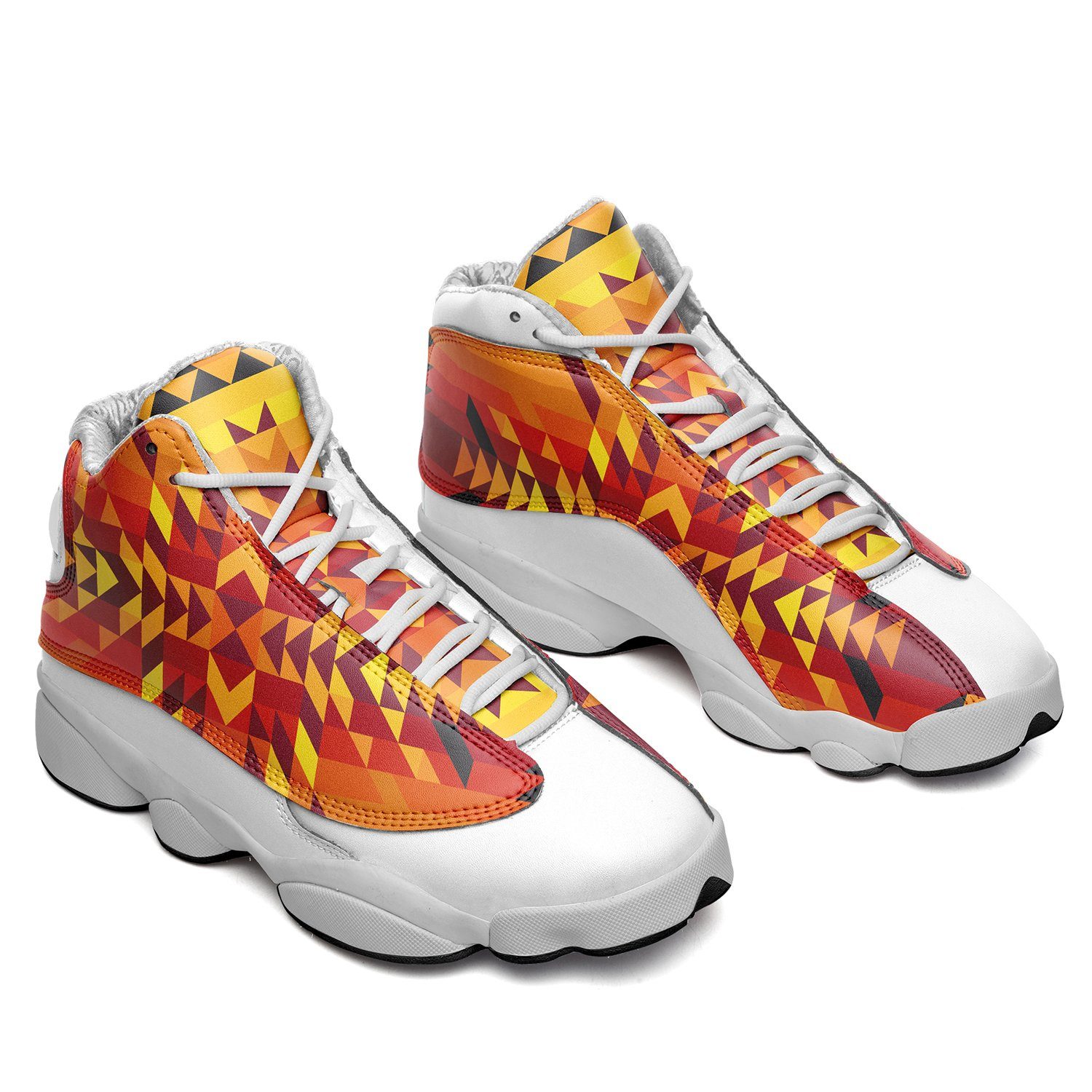 Desert Geo Yellow Red Isstsokini Athletic Shoes Herman
