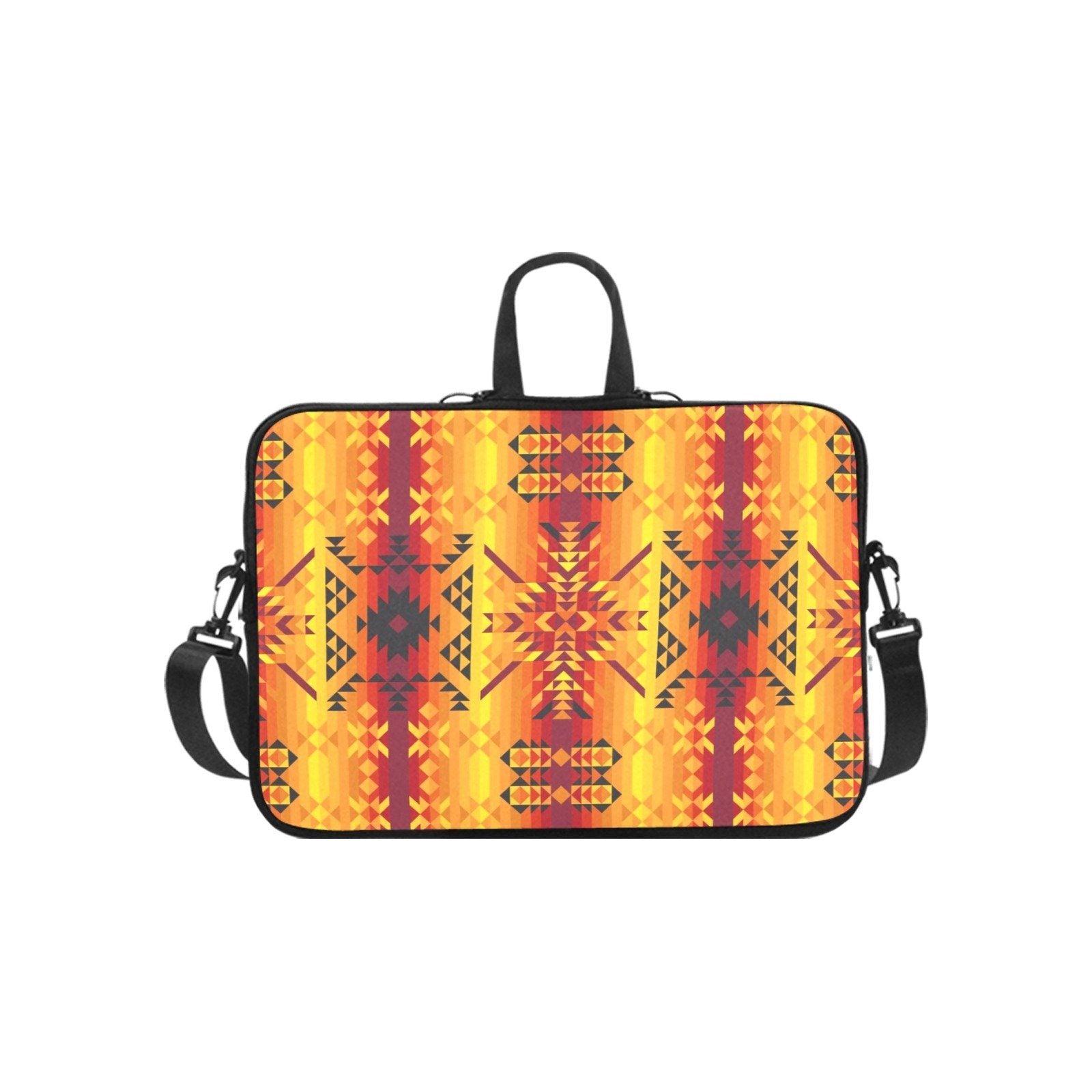 Desert Geo Yellow Red Laptop Handbags 11" bag e-joyer