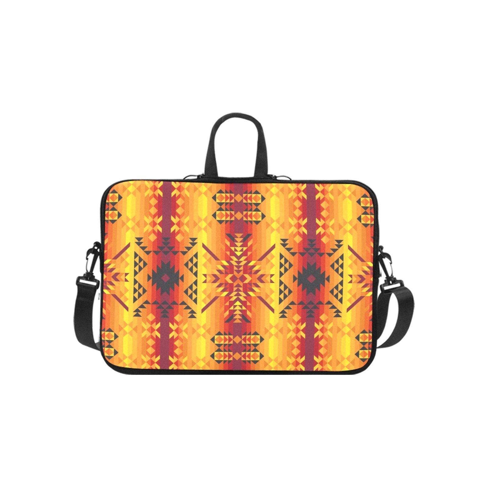 Desert Geo Yellow Red Laptop Handbags 11" bag e-joyer