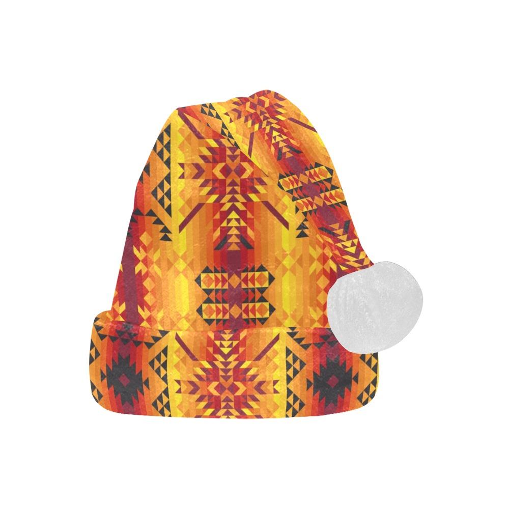 Desert Geo Yellow Red Santa Hat Santa Hat e-joyer