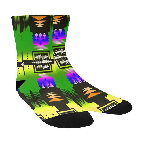 Desert Summer Sage Crew Socks Crew Socks e-joyer