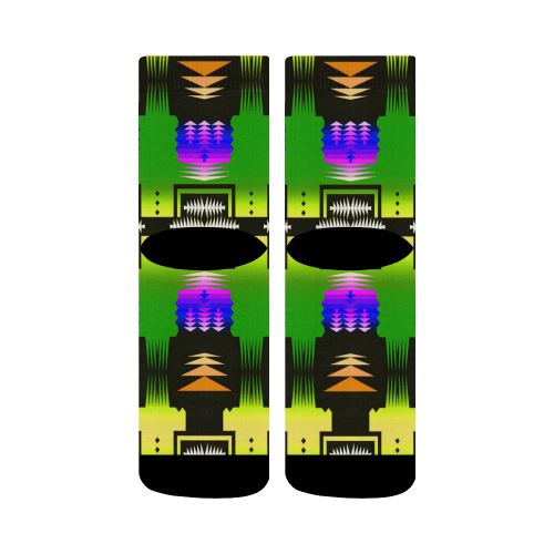 Desert Summer Sage Crew Socks Crew Socks e-joyer