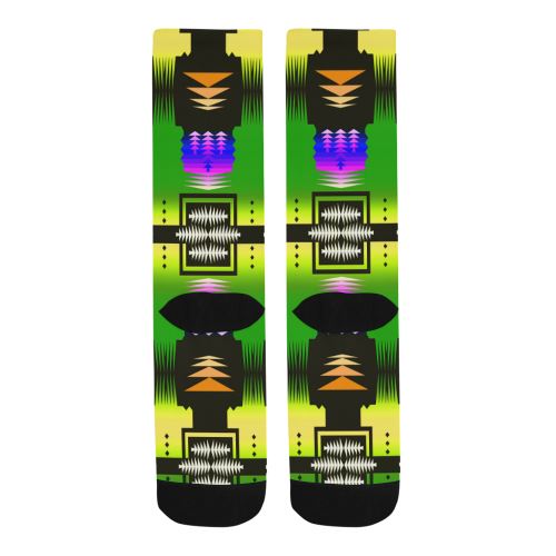 Desert Summer Sage Trouser Socks Socks e-joyer