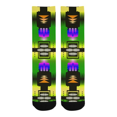 Desert Summer Sage Trouser Socks Socks e-joyer