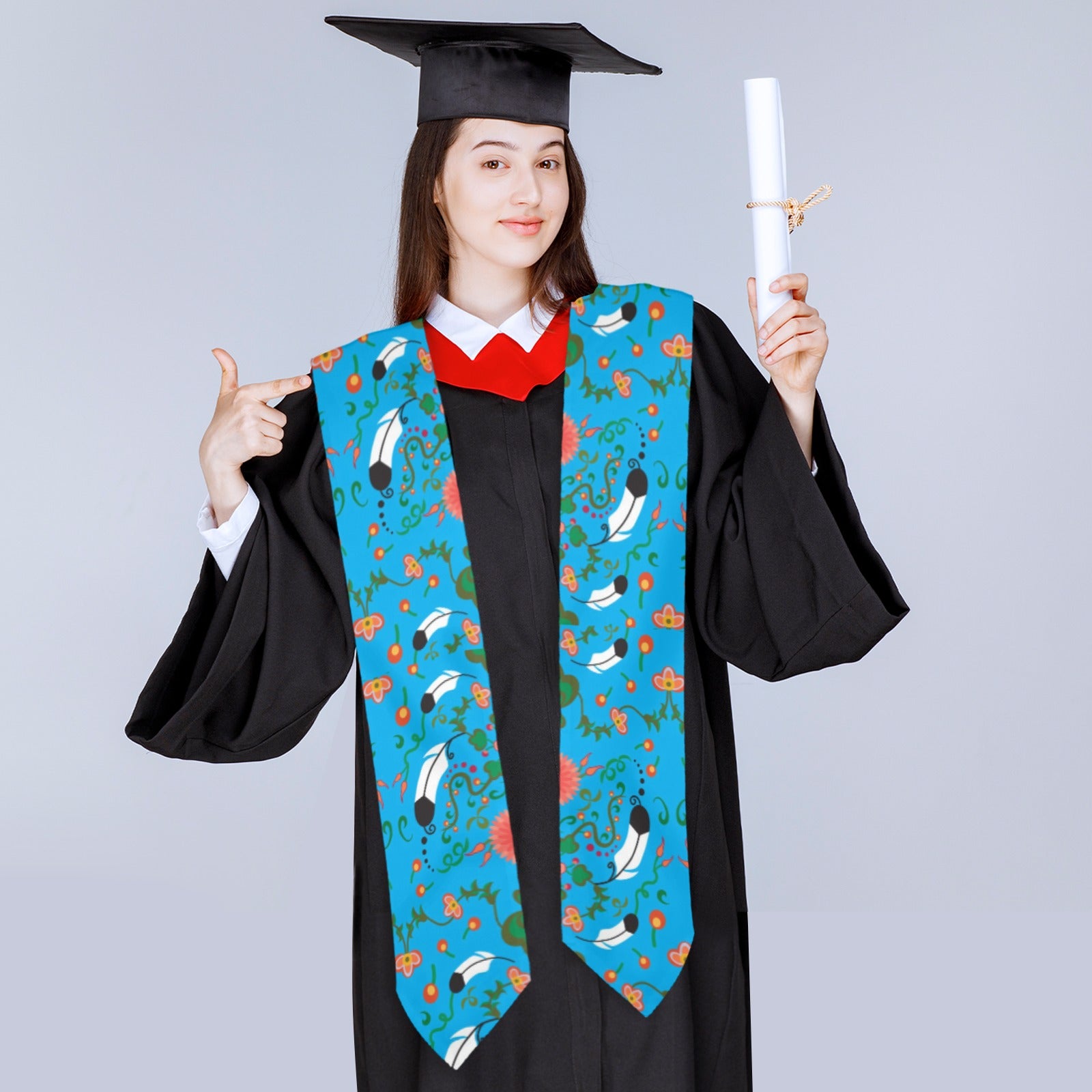 New Growth Bright Sky Graduation Stole