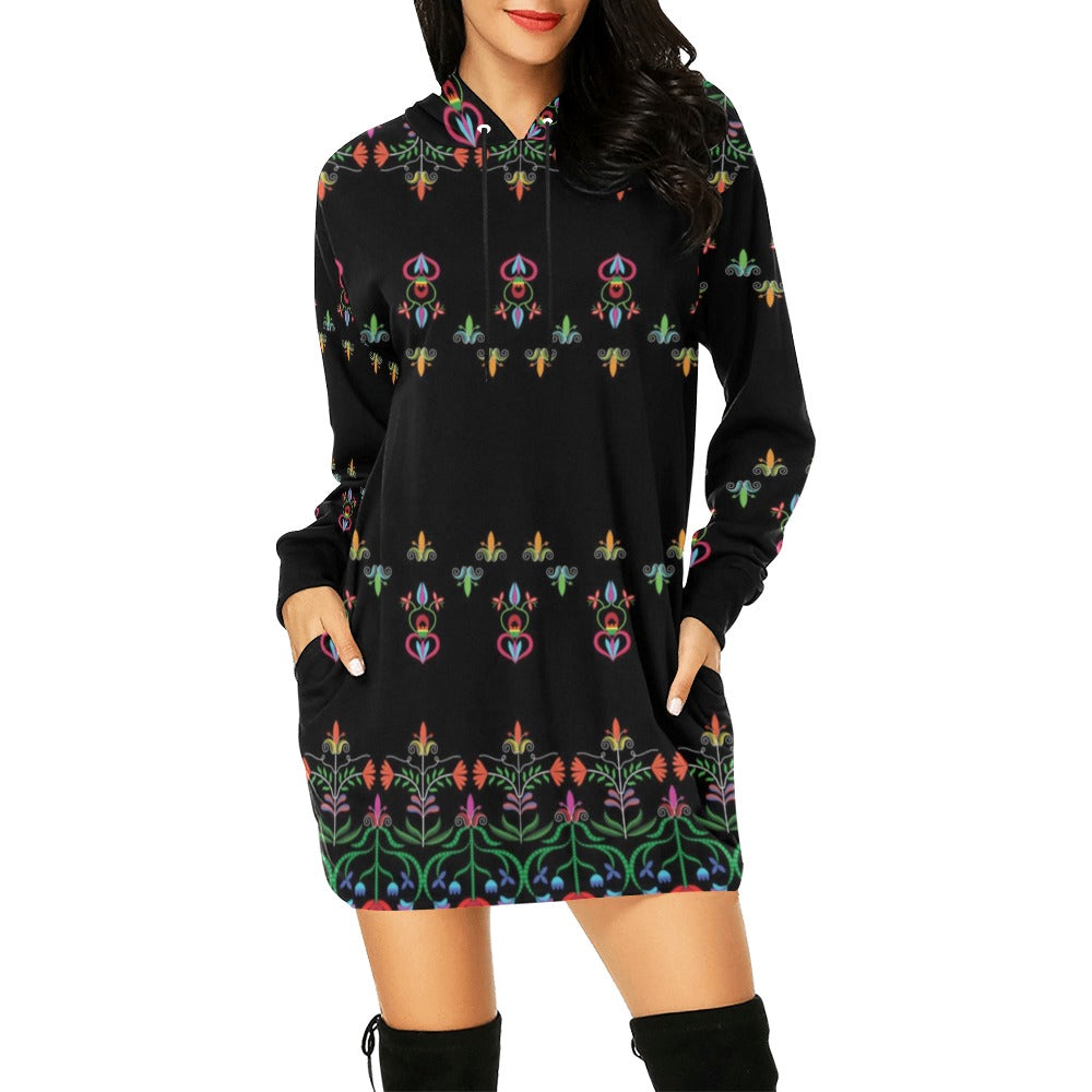 Metis Corn Mother Hoodie Dress