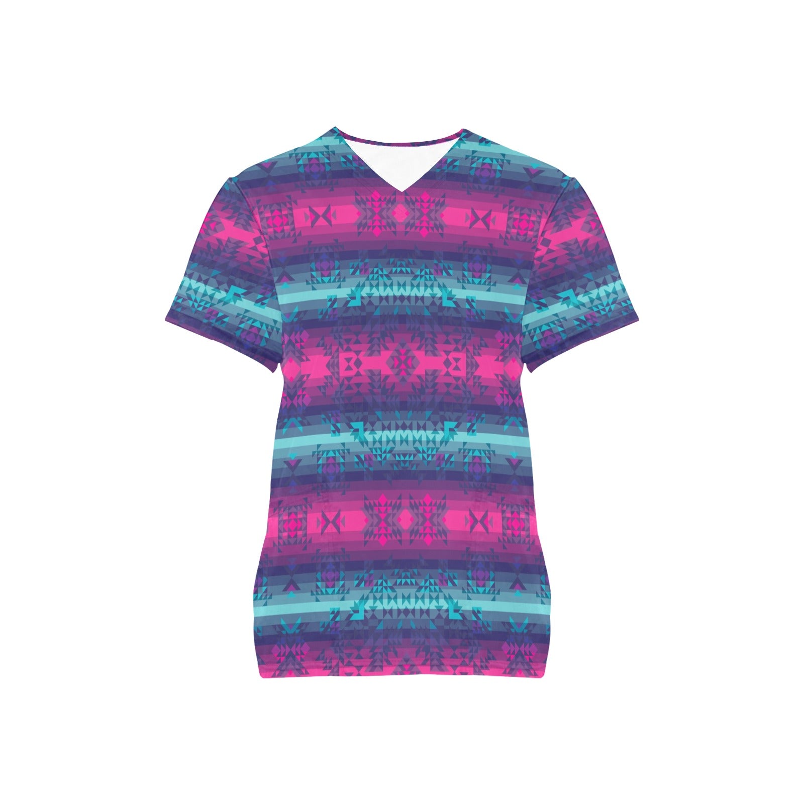 Dimensional Brightburn All Over Print Scrub Top Scrub Top e-joyer