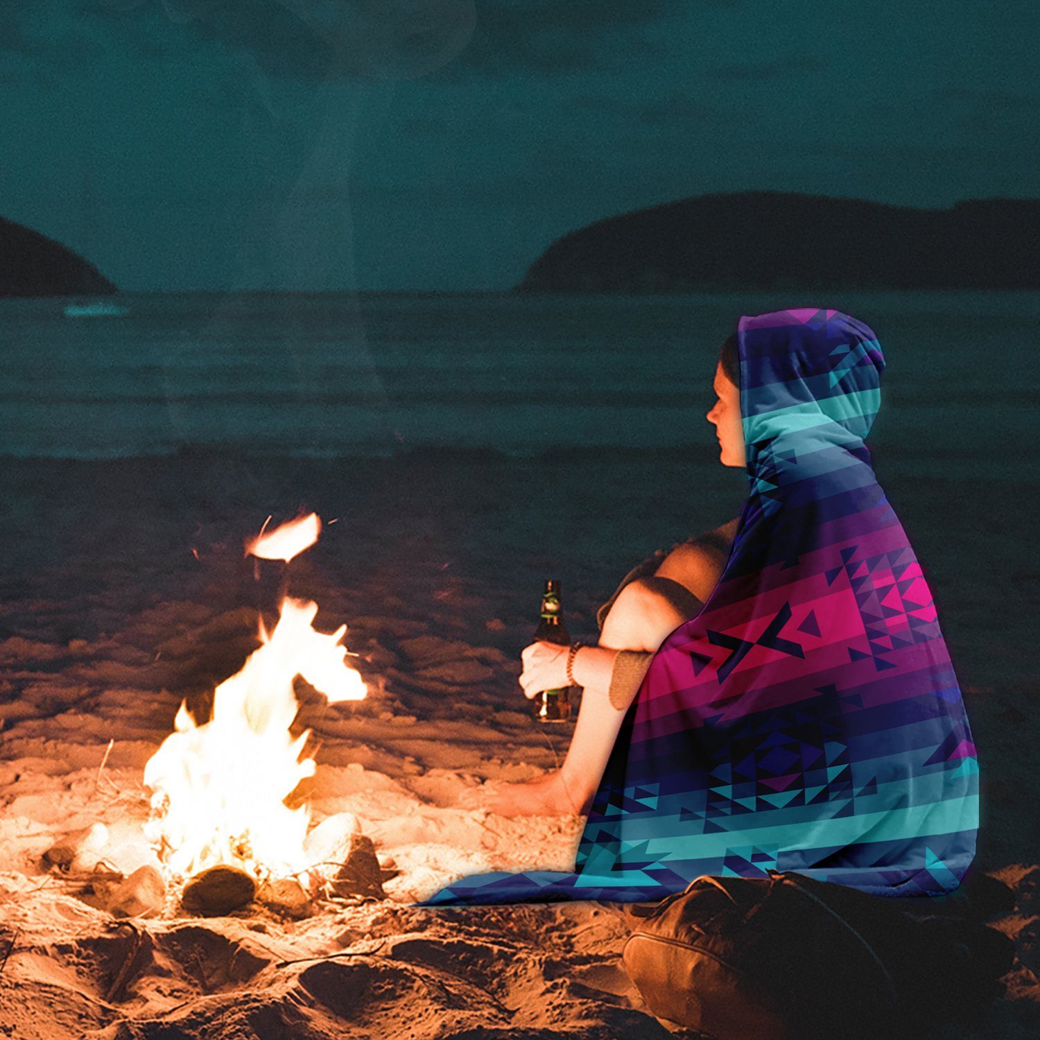 Dimensional Brightburn LG Hooded Blanket blanket 49 Dzine