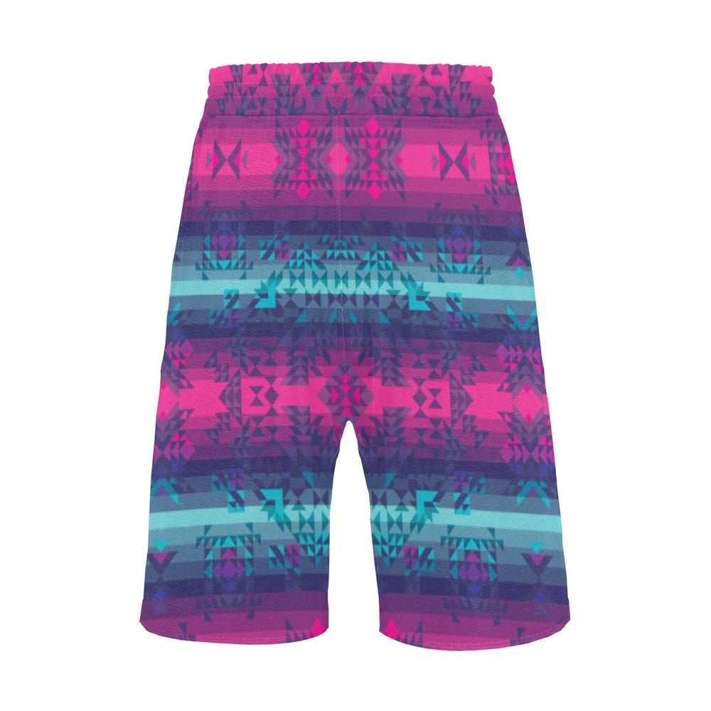 Dimensional Brightburn Men's All Over Print Casual Shorts (Model L23) short e-joyer