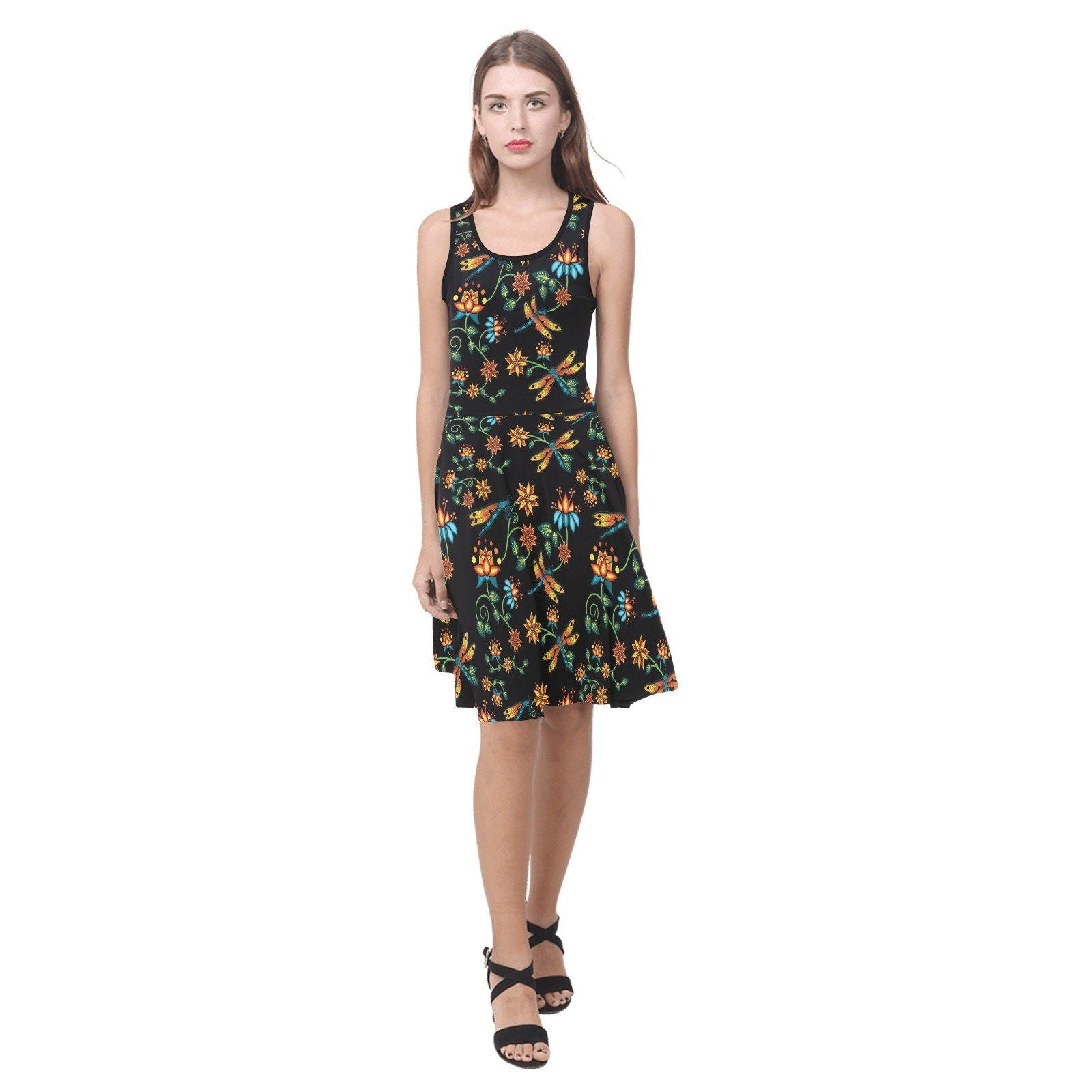 Dragon Lily Noir Atalanta Sundress (Model D04) Atalanta Sundress (D04) e-joyer