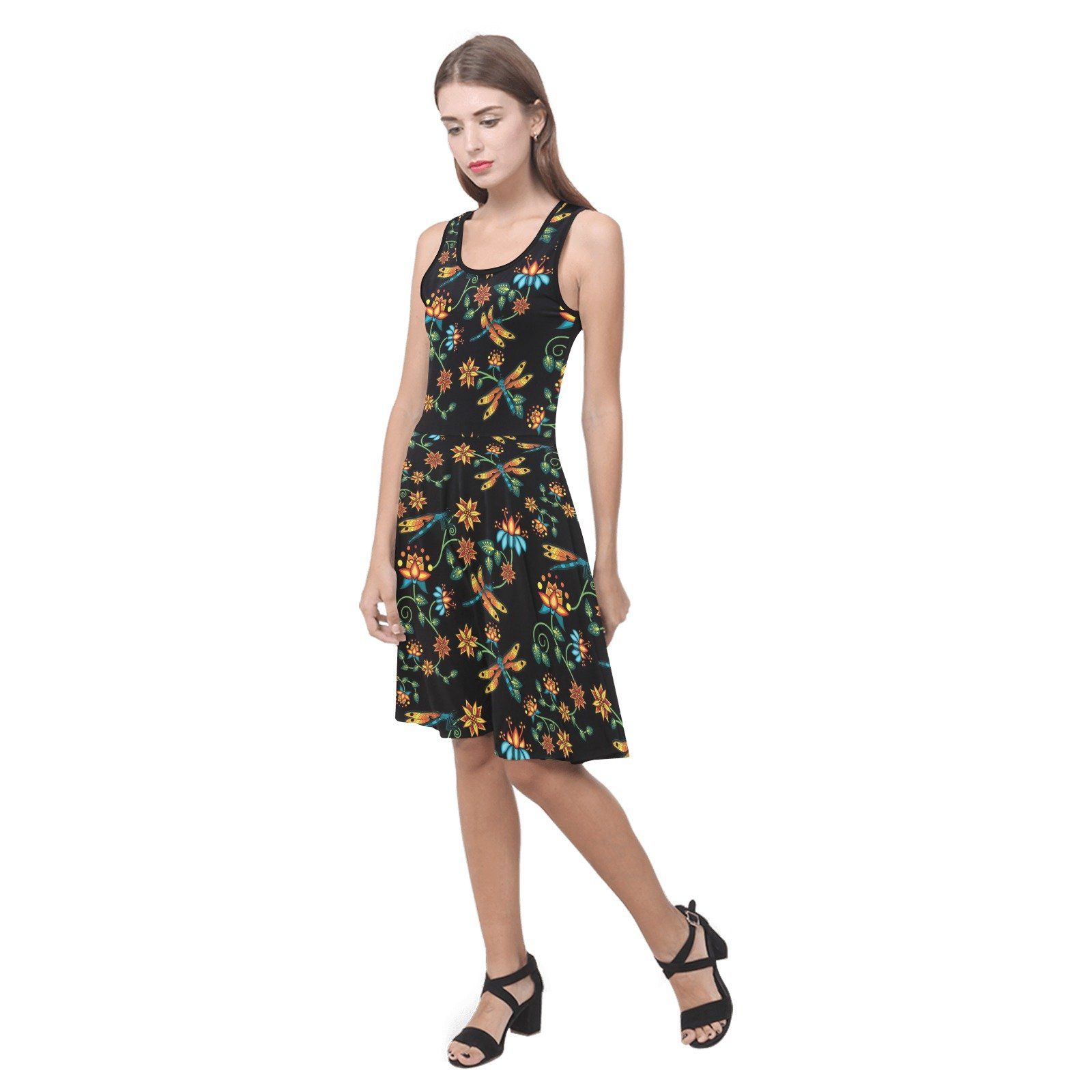 Dragon Lily Noir Atalanta Sundress (Model D04) Atalanta Sundress (D04) e-joyer