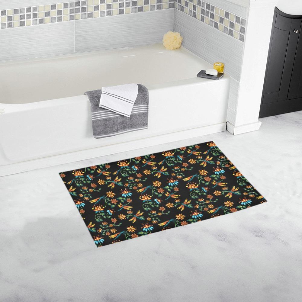 Dragon Lily Noir Bath Rug 16''x 28'' Bath Rug 16''x 28'' e-joyer 