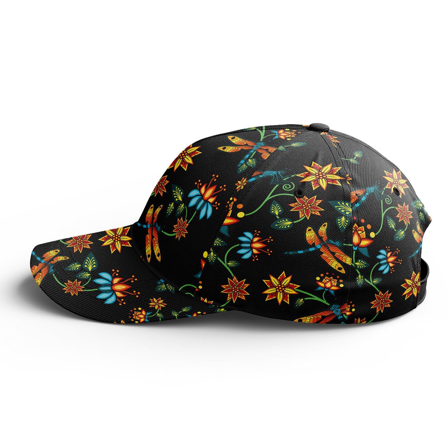 Dragon Lily Noir Snapback Hat hat Herman