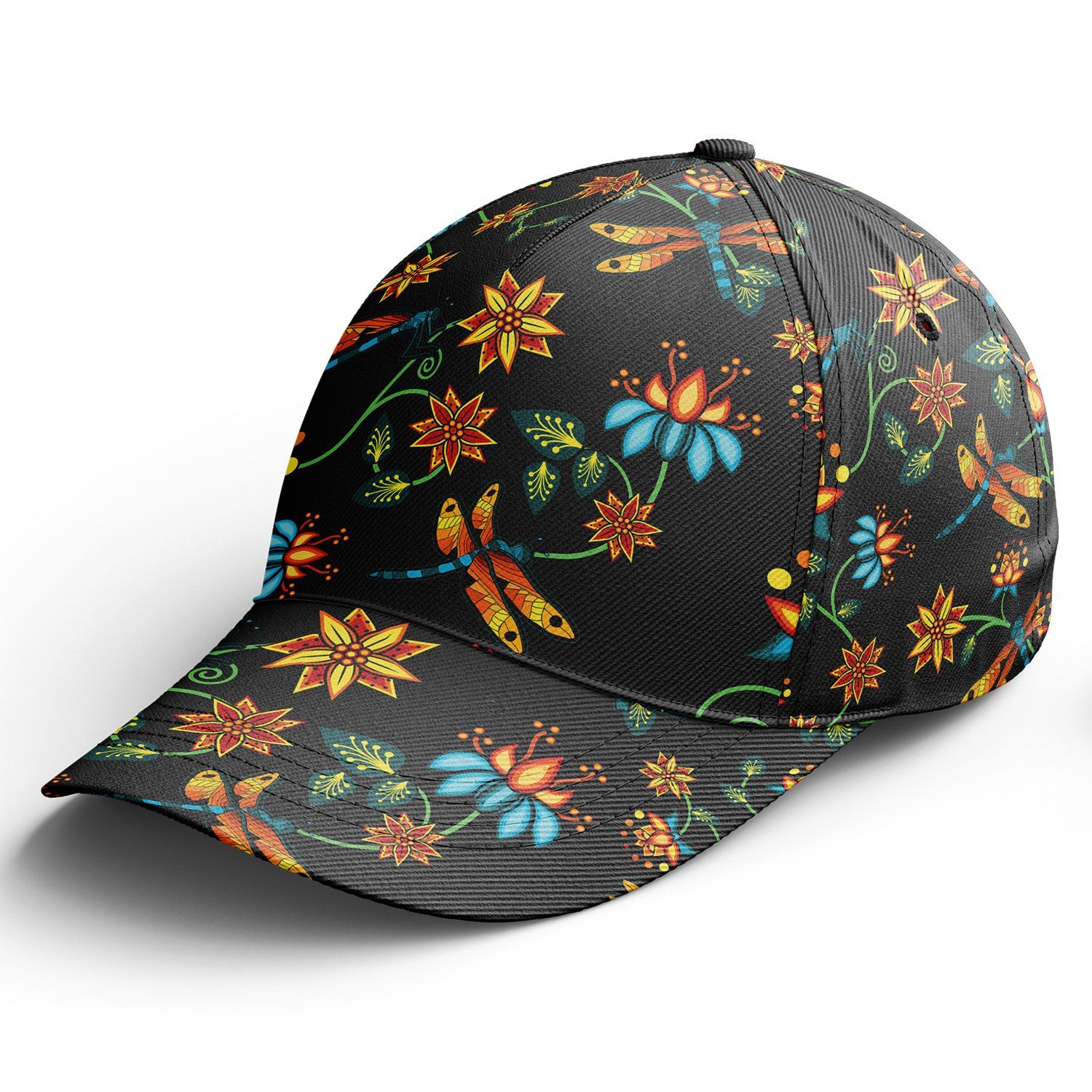 Dragon Lily Noir Snapback Hat hat Herman